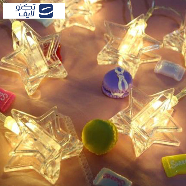 ریسه ال ای دی مدل گیره ستاره کد 20Lamp طول 4.5 متر