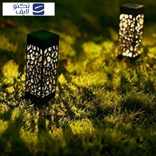 چراغ باغی خورشیدی سولونیکس مدل مکعب بسته 8 عددی