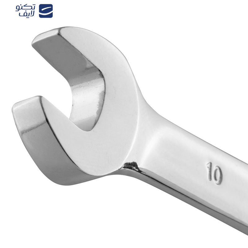 آچار یکسر تخت و یک سر جغجغه رونیکس مدل RH-2160 سایز ۱۰