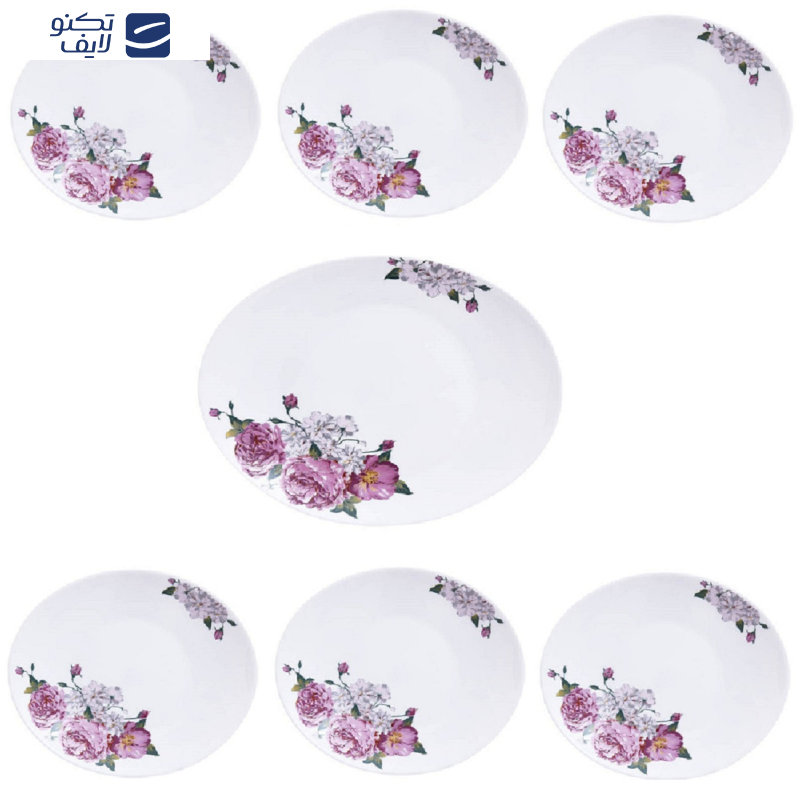 سرویس میوه خوری 7 پارچه پارس اپال مدل لاوندر