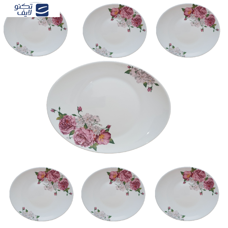 ست میوه خوری 7 پارچه پارس اپال مدل لاوندر