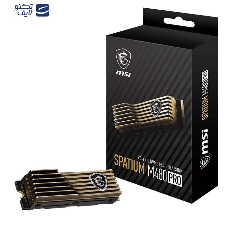 اس اس دی اینترنال ام اس آی مدل SPATIUM M480 PRO PCIe 4.0 NVMe M.2 HS ظرفیت 1 ترابایت اس اس دی اینترنال ام اس آی مدل SPATIUM M480 PRO PCIe 4.0 NVMe M.2 HS ظرفیت 1 ترابایت