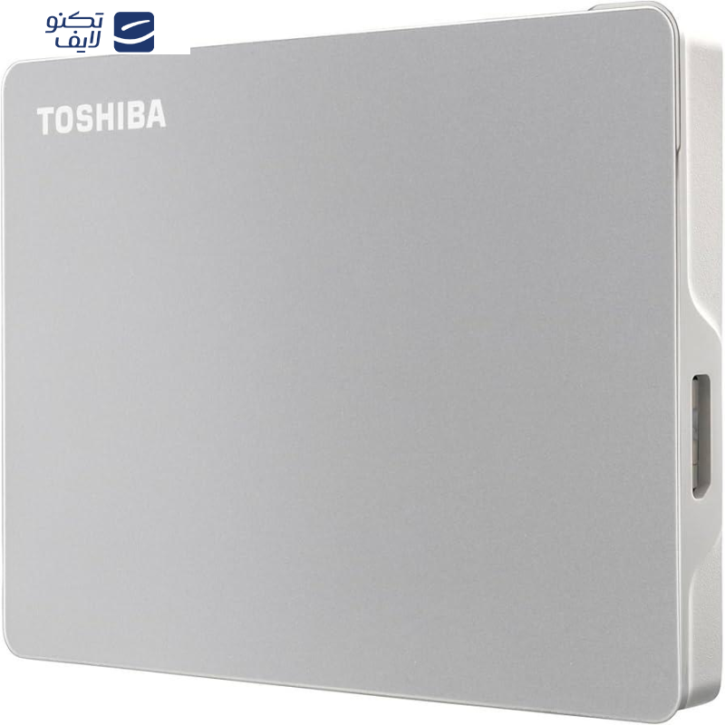 هارد اکسترنال توشیبا مدل Canvio Flex ظرفیت یک ترابایت دارای رابط USB Type-A 3.2