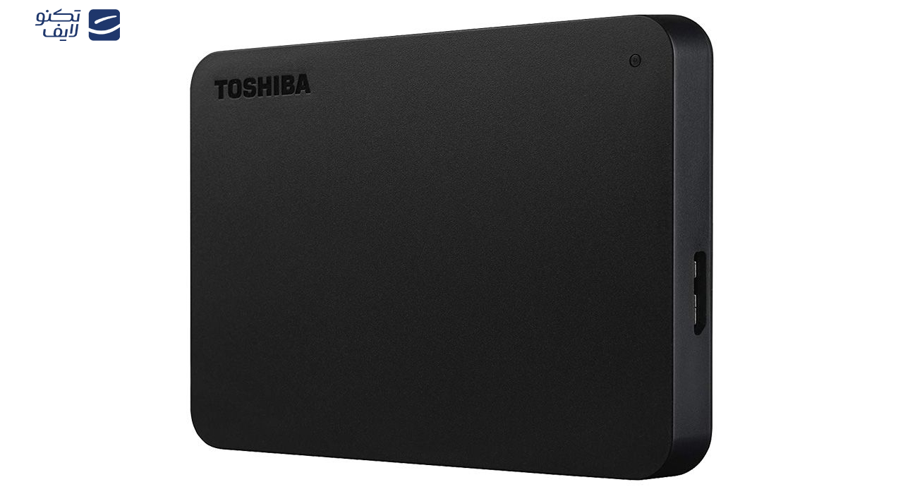 هارد اکسترنال توشیبا مدل Canvio Basics ظرفیت دو ترابایت دارای رابط USB Type-A 3.0