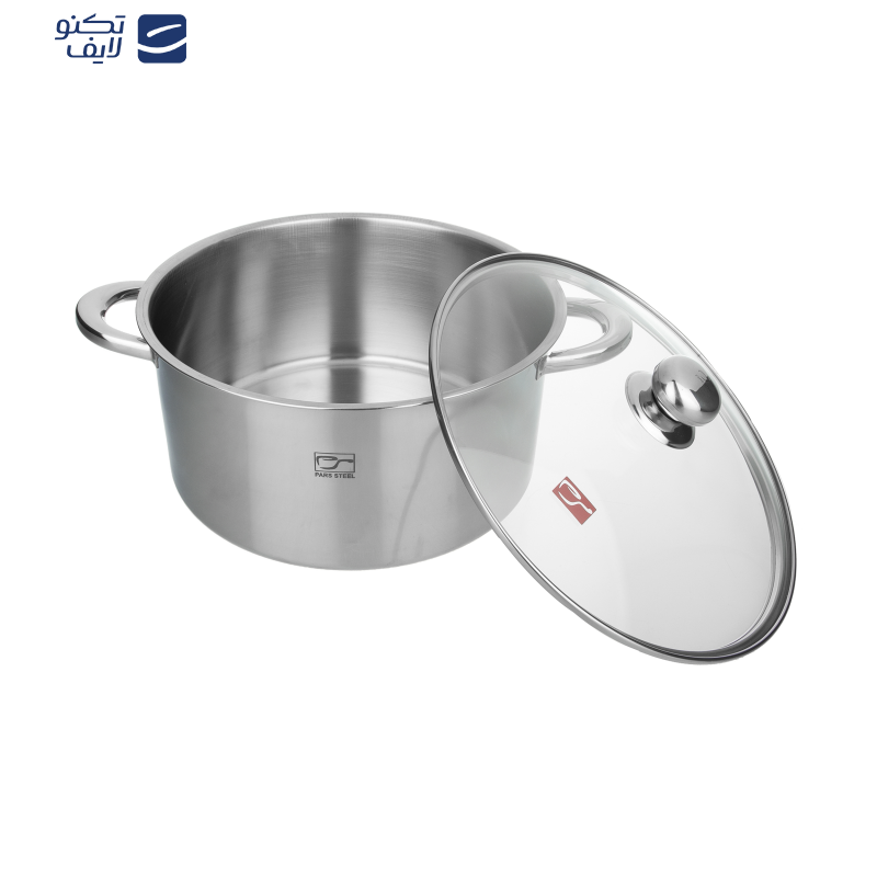 سرویس پخت و پز 9 پارچه پارس استیل مدل سه لایه کد 09