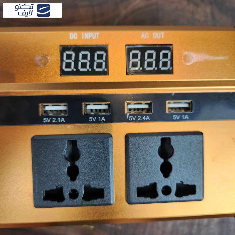 مبدل برق خودرو اینتیمکث کد 100217 ظرفیت 2000 وات مبدل برق خودرو اینتیمکث کد 100217 ظرفیت 2000 وات