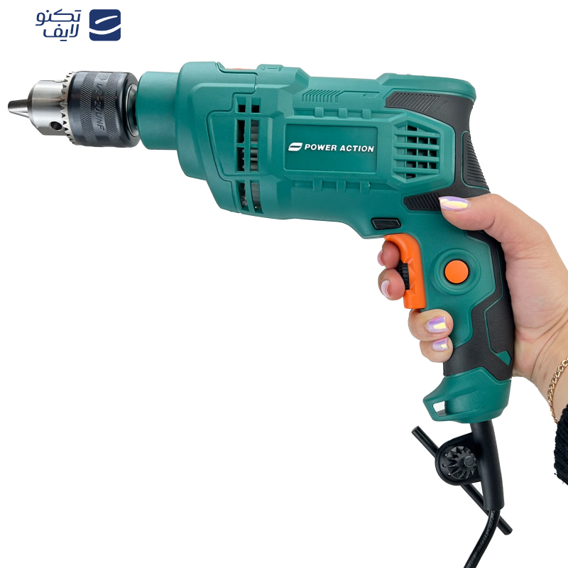 دریل چکشی پاور اکشن مدل ID 750-B مجموعه 28 عددی دریل چکشی پاور اکشن مدل ID 750-B مجموعه 28 عددی