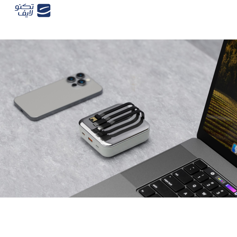 پاور بانک پرودو مدل PBFCH032 ظرفیت 20000 میلی آمپر ساعت 