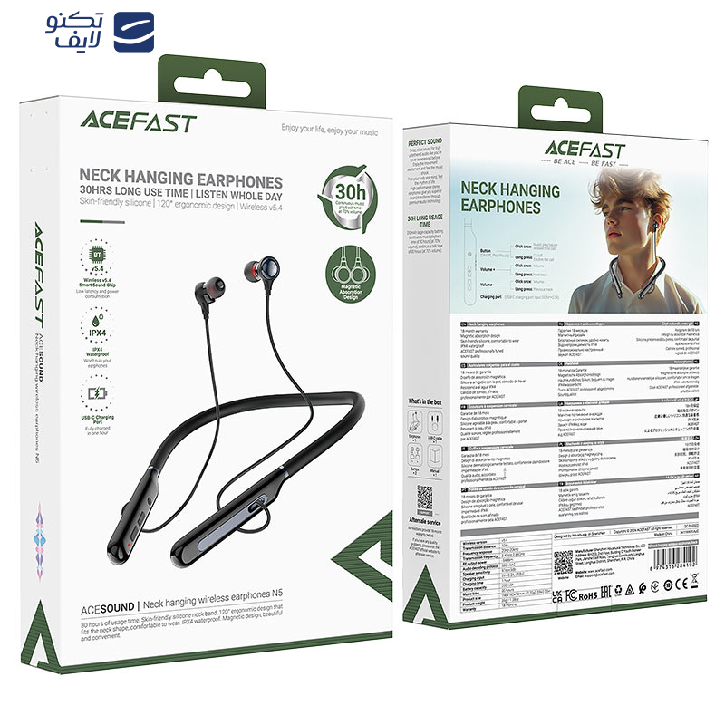 هدفون بلوتوثی ایس فست مدل HAM SWEAT N5 RESISTANCE