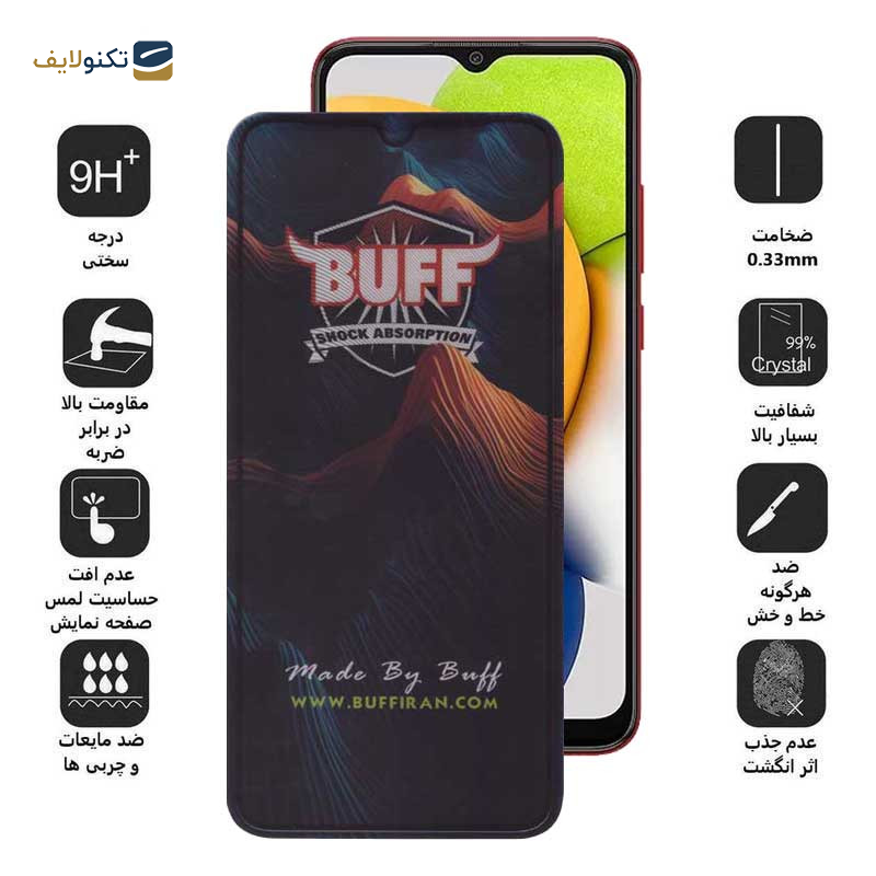 محافظ صفحه نمایش بوف مدل Mountain-G مناسب برای گوشی موبایل سامسونگ Galaxy A03 4G / A03s 4G / A03 Core  4G / A02 4G / A02s 4G