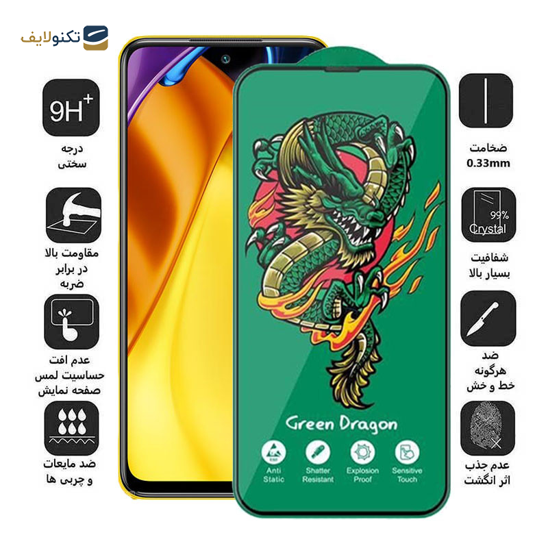 محافظ صفحه نمایش اپیکوی مدل Dragon ExplosionProof مناسب برای گوشی موبایل شیائومی Poco M3 Pro 4G/5G