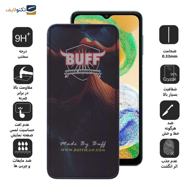 محافظ صفحه نمایش 5D بوف مدل Mountain-G مناسب برای گوشی موبایل سامسونگ Galaxy A04s 4G/A04 4G/A04e 4G/F04 4G/M02s 4G