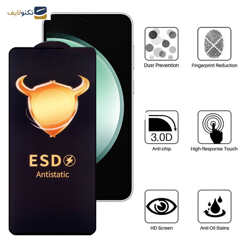 محافظ صفحه نمایش اپیکوی مدل Golden ESD مناسب برای گوشی موبایل سامسونگ Galaxy S23 FE/ A54
