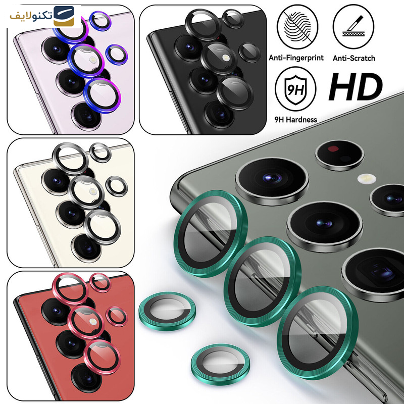 محافظ لنز دوربین بوف مدل HD-ColorLenz-G مناسب برای گوشی موبایل سامسونگ Galaxy S24 Ultra