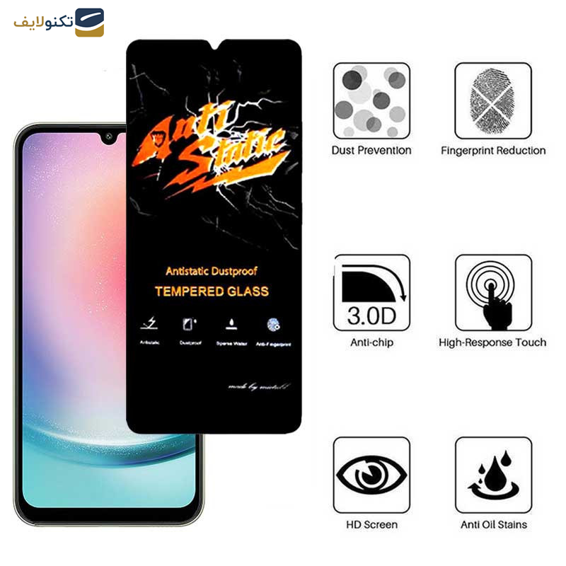 محافظ صفحه نمایش اپیکوی مدل Antistatic Dustproof مناسب برای گوشی موبایل سامسونگ Galaxy A15 5G/4G / A25 5G / A24 4G