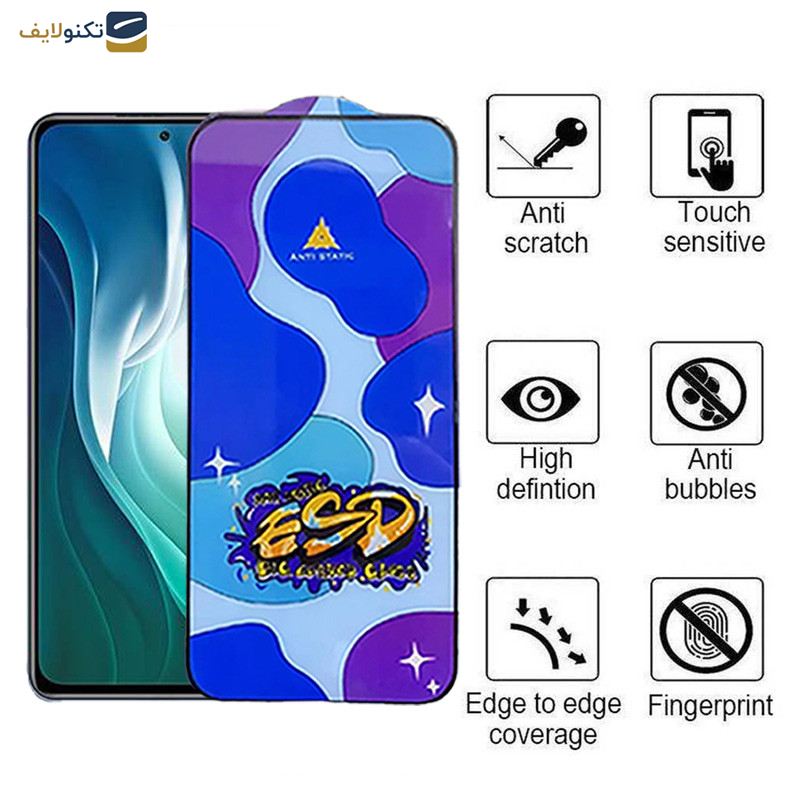 محافظ صفحه نمایش اپیکوی مدل Star ESD مناسب برای گوشی موبایل شیائومی Mi 11i/Mi 10i 5G/Mi 11X/Mi 11X Pro/11i/11i HyperCharge 5G/Black Shark 4