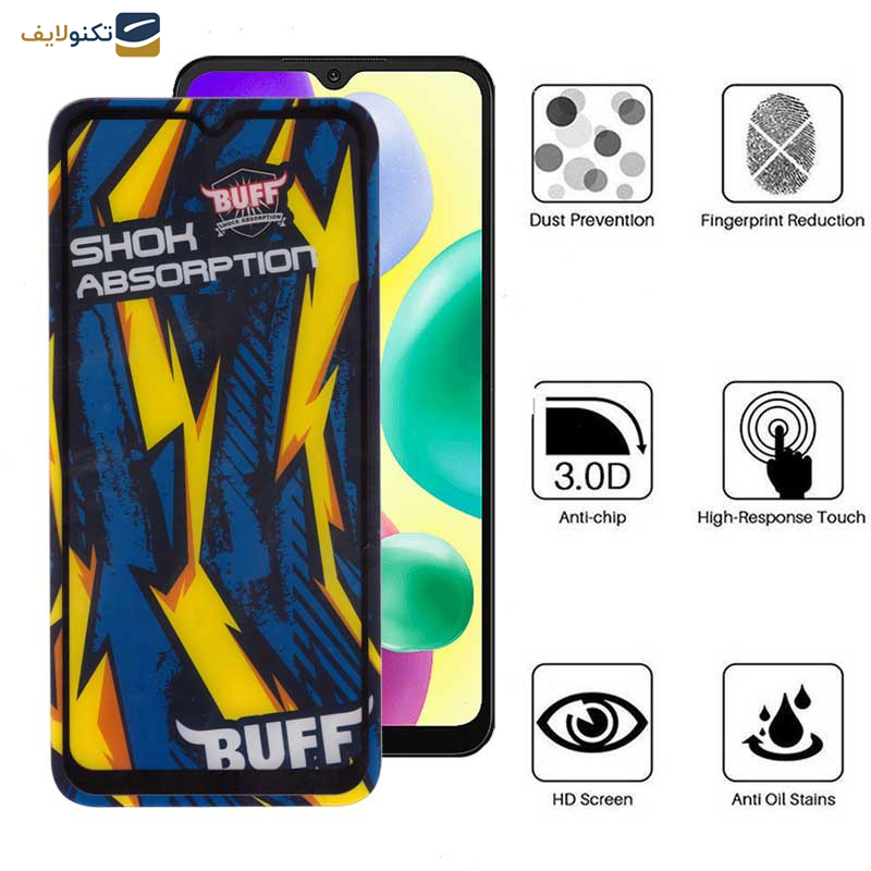 محافظ صفحه نمایش بوف مدل Shock-Shock-G مناسب برای گوشی موبایل شیائومی Redmi 10A / 9A / 9C / 9C NFC/9T/M3/M2 Reloaded/M2