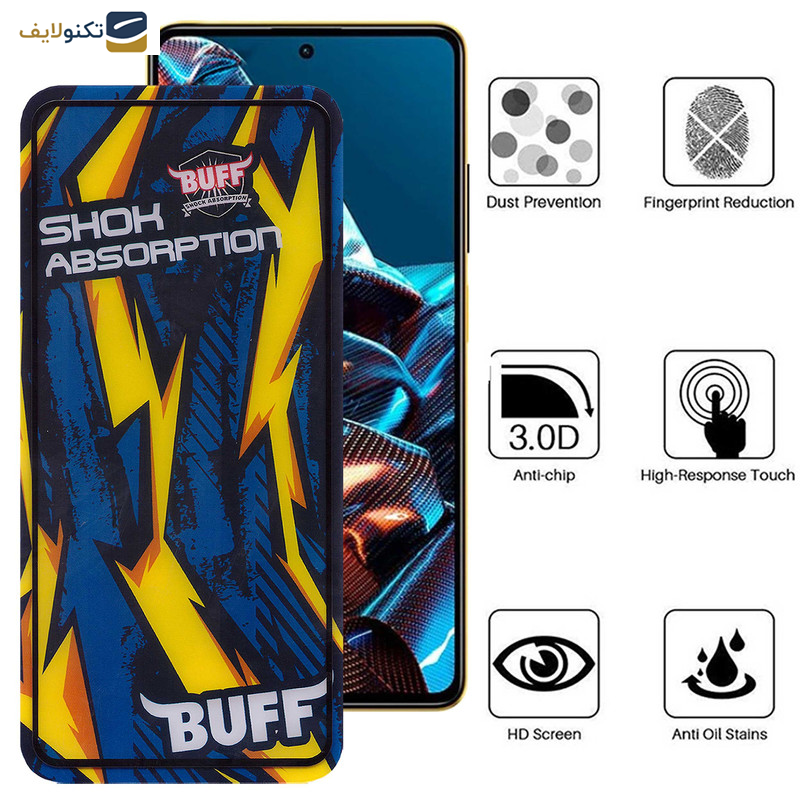 محافظ صفحه نمایش بوف مدل Shock-Shock مناسب برای گوشی موبایل شیائومی Poco X5 Pro/X5/X4 Pro 5G/X3 Pro/X3 NFC/X3/X2