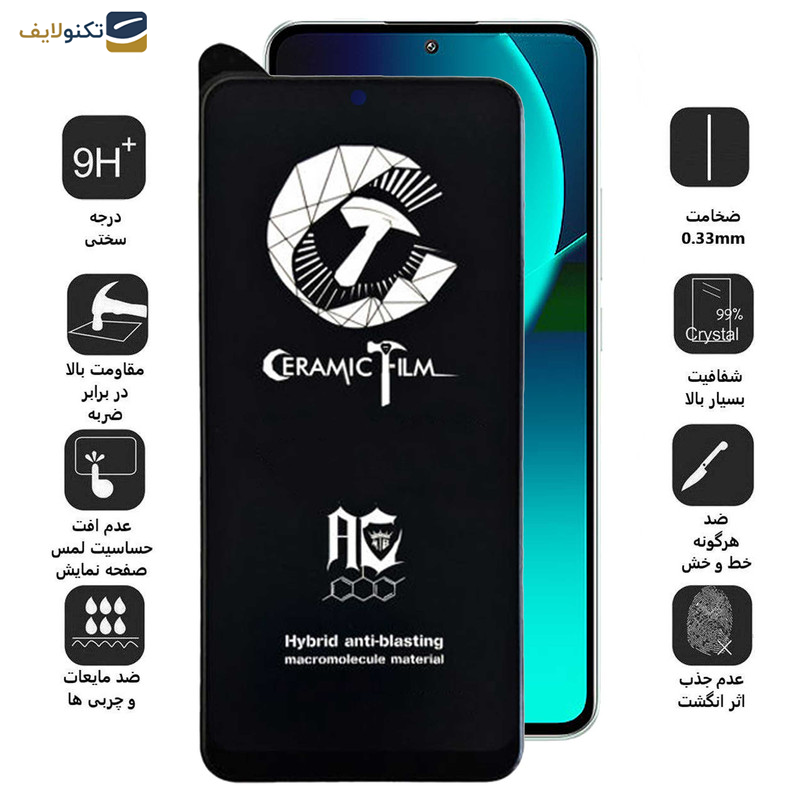 محافظ صفحه نمایش سرامیکی مات اپیکوی مدل CR7-M مناسب برای گوشی موبایل شیائومی 13T Pro  / 13T / Redmi K60 Ultra