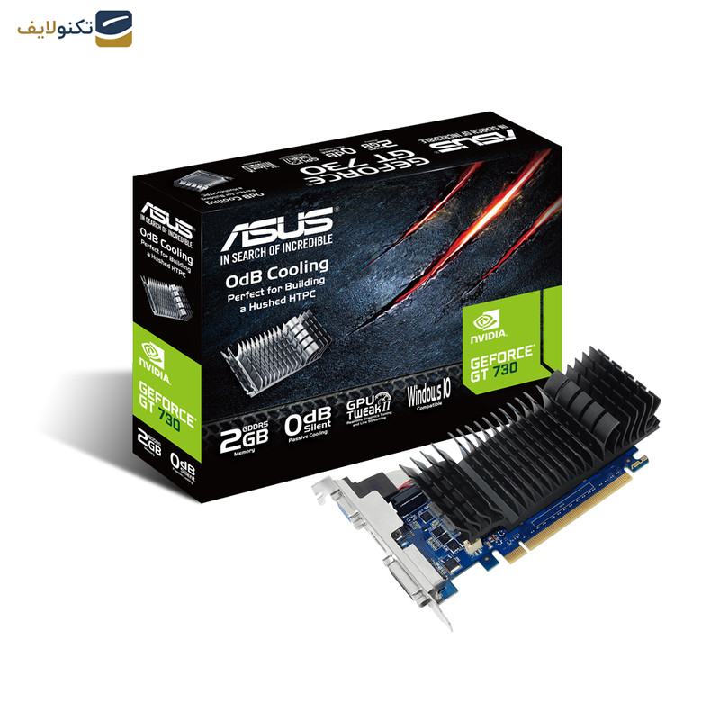کارت گرافیک ایسوس مدل GeForce GT 730 2GB GDDR5
