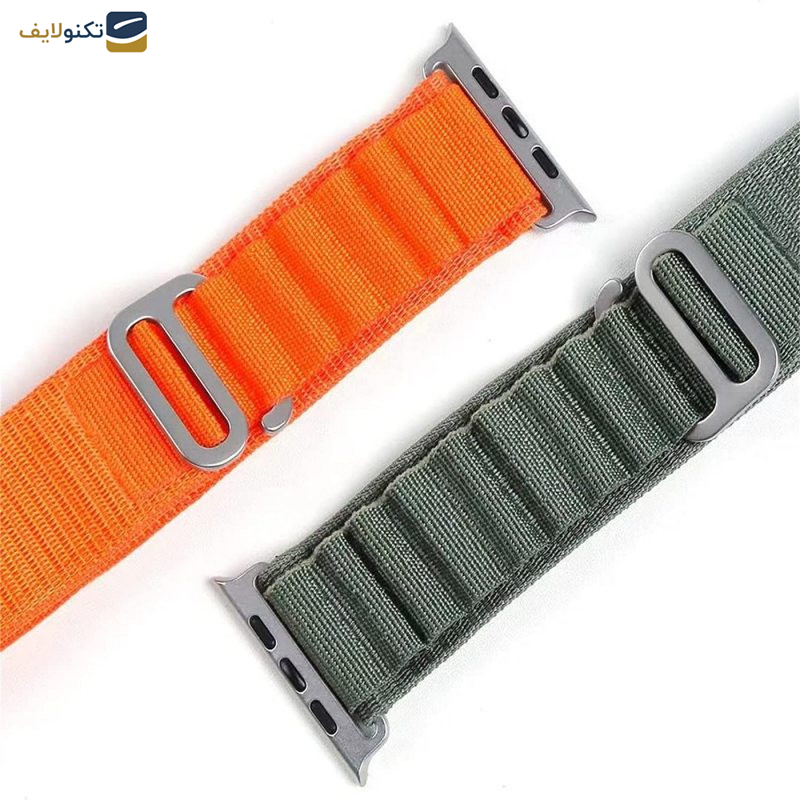 بند مدل Alpine Loop مناسب برای اپل واچ سری 1/2/3/4/5/6/7/8/SE/ULTRA سایز 42/44/45/49 میلی متری