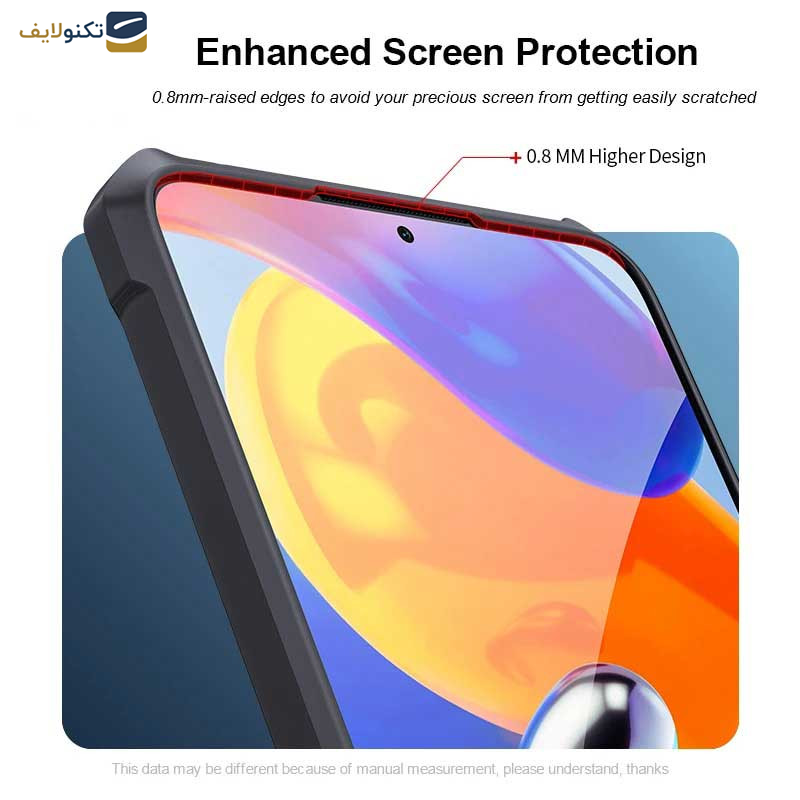 کاور اپیکوی مدل Xundd Beatle مناسب برای گوشی موبایل شیائومی Redmi Note 12 Pro 4G