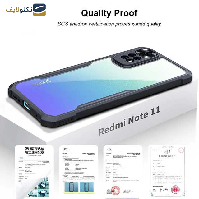 کاور اپیکوی مدل Xundd Beatle مناسب برای گوشی موبایل شیائومی Redmi Note 12 Pro 4G / Note 11 Pro 4G