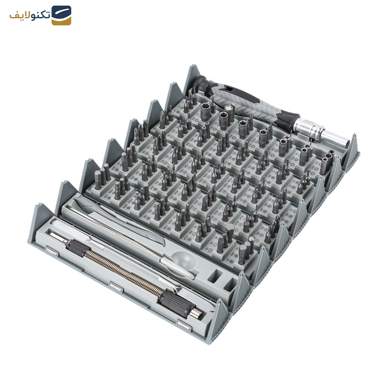 پیچ گوشتی و سری پیچ گوشتی پرووان مدل PGS101 بسته 126 عددی