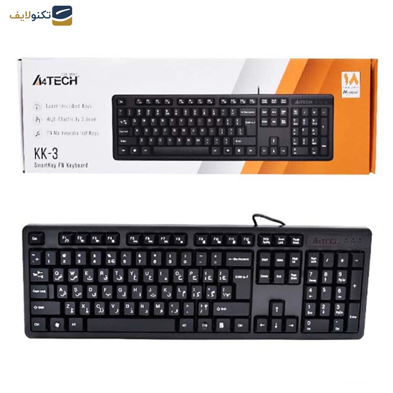 کیبورد ای فورتک مدل KK-3