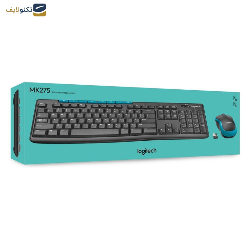کیبورد و ماوس بی سیم لاجیتک مدل MK275