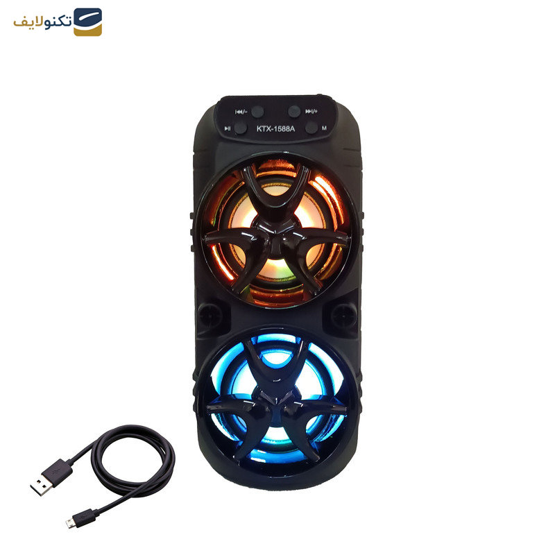 اسپیکر بلوتوثی قابل حمل مدل KTX-1588A