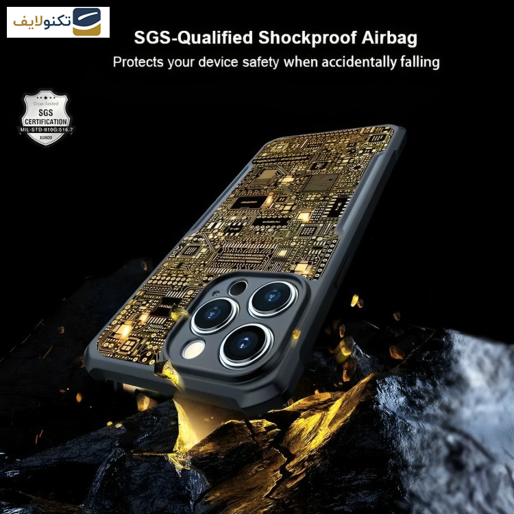 کاور ژاند مدل Xundd Gold مناسب برای گوشی موبایل اپل iPhone 13 Pro 