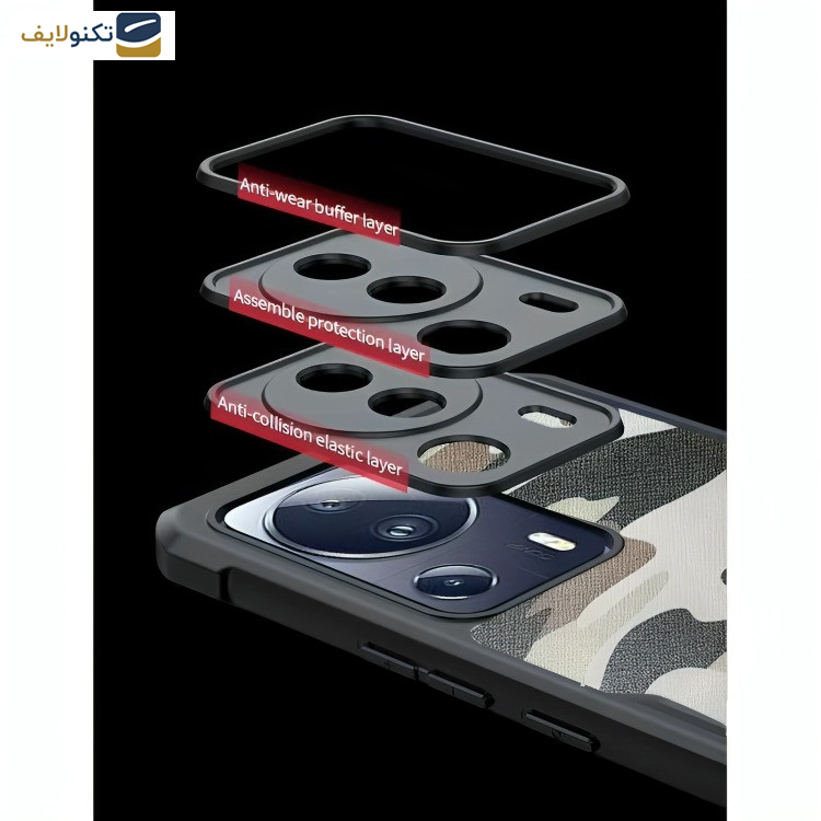 کاور ژاند مدل Xundd Camouflage مناسب برای گوشی موبایل شیائومی 13Lite