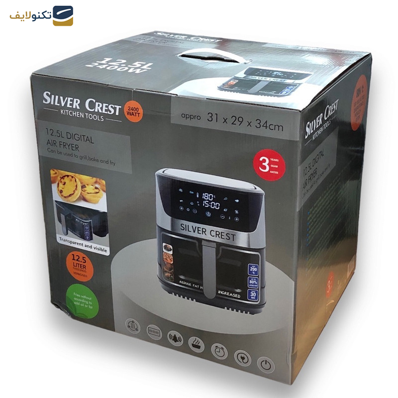 سرخ کن بدون روغن سیلورکرست مدل 12/5