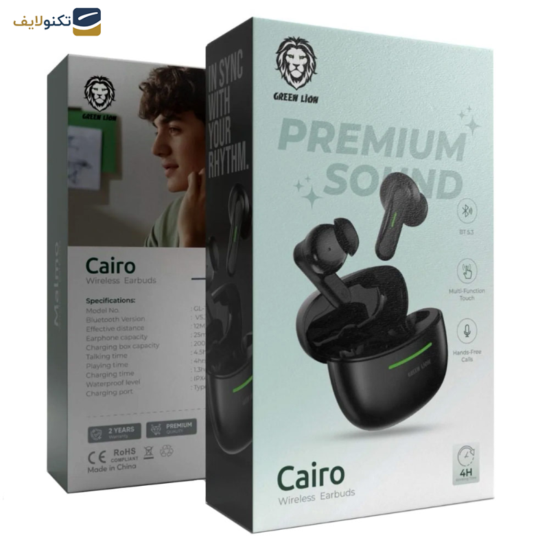هندزفری بلوتوثی گرین لاین مدل Cairo هندزفری بلوتوثی گرین لاین مدل Cairo