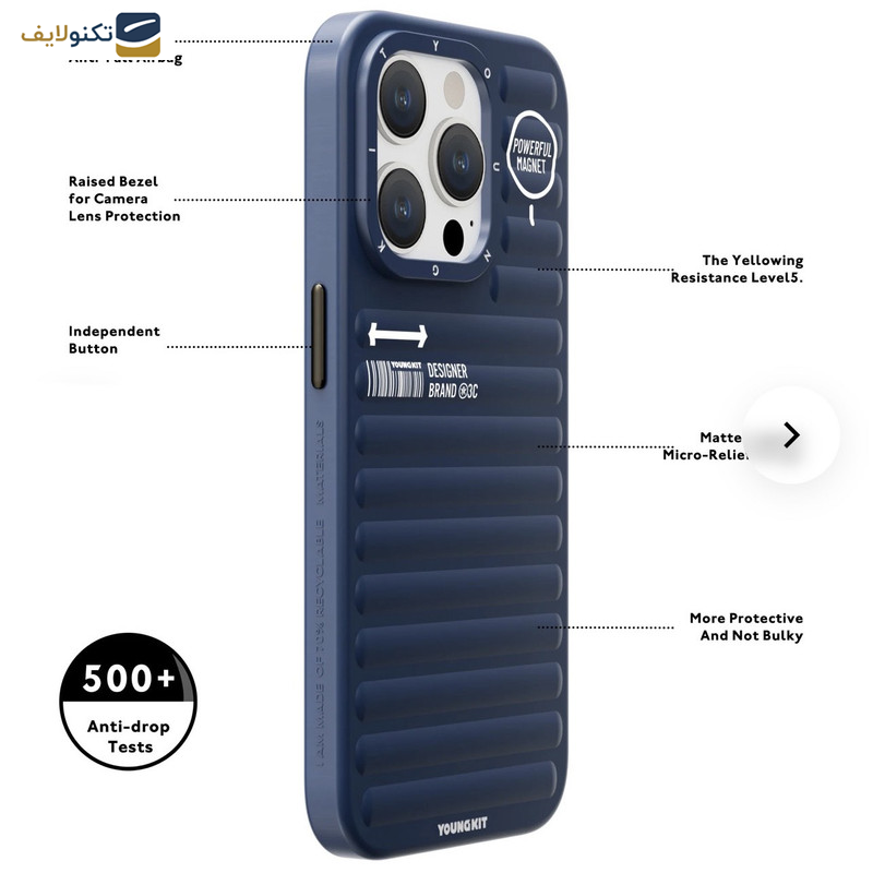 کاور یانگ کیت مدل پافر تیتانیوم مناسب برای گوشی موبایل اپل Apple iphone 15promax