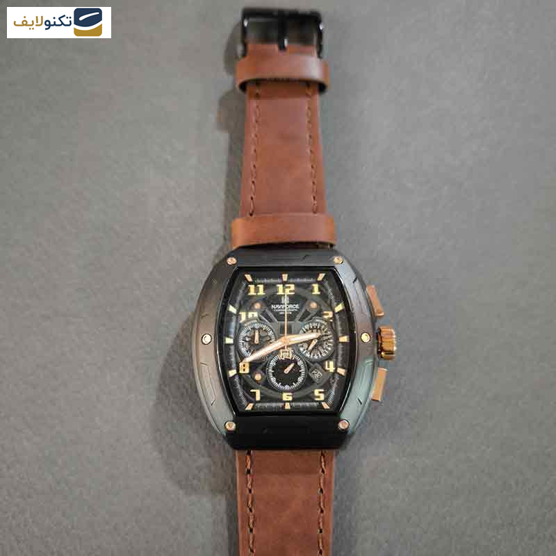 ساعت مچی عقربه‌ای مردانه نیوی فورس مدل NF8053 BRBK