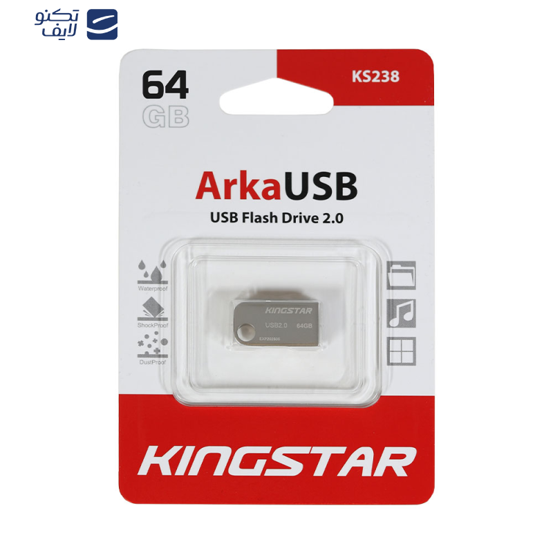 فلش مموری کینگ استار مدل KS238 ظرفیت 64 گیگابایت فلش مموری کینگ استار مدل KS238 ظرفیت 64 گیگابایت