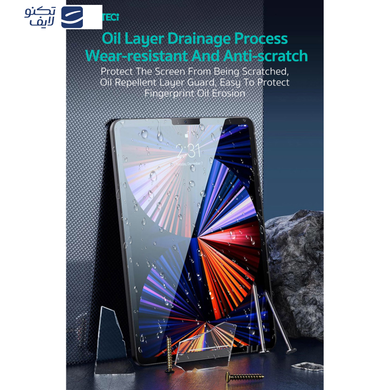 محافظ صفحه نمایش کوتتسی مدل 65013 مناسب برای تبلت اپل 9.7 اینچ iPad 1 (2010)/iPad 2 (2011)/iPad 3 (2012)/iPad 4 (2012/2013)