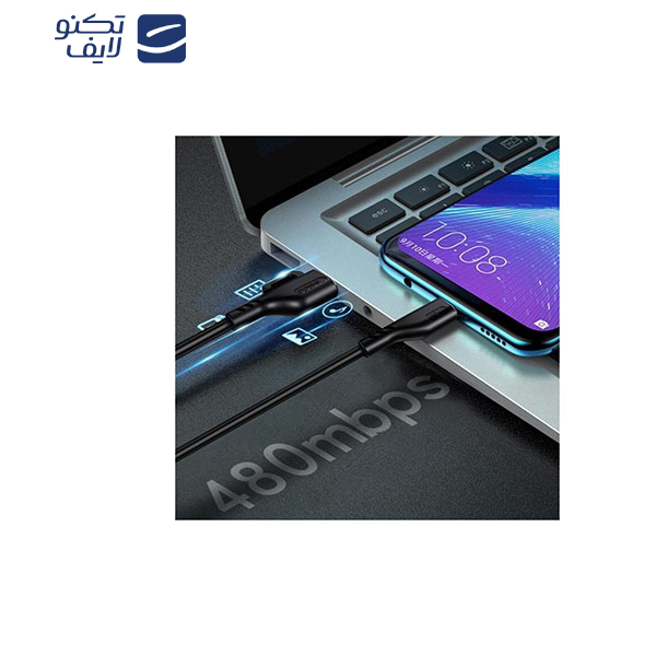 کابل تبدیل USB به USB-C یسیدو مدل CA105 طول 1.2 متر کابل تبدیل USB به USB-C یسیدو مدل CA105 طول 1.2 متر