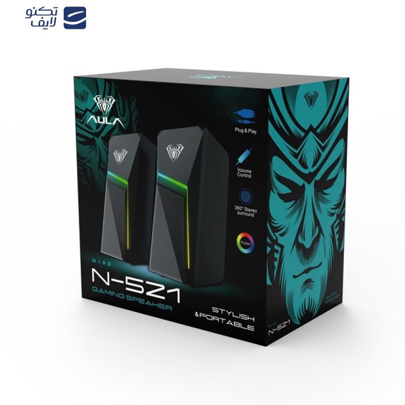 اسپیکر گیمینگ آئولا مدل Wind N-521 اسپیکر گیمینگ آئولا مدل Wind N-521