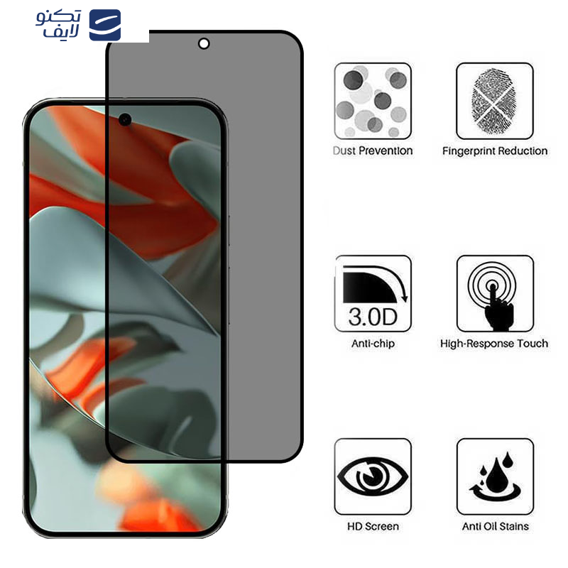  محافظ صفحه نمایش حریم شخصی اپیکوی مدل Privacy مناسب برای گوشی موبایل گوگل Pixel 9 Pro XL