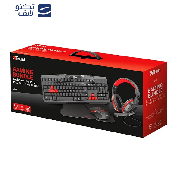 ست گیمینگ تراست مدل BUNDLE ZIVA 4 IN 1