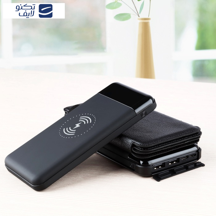 پاوربانک خورشیدی مدل WSC25 ظرفیت 10000 میلی آمپر ساعت