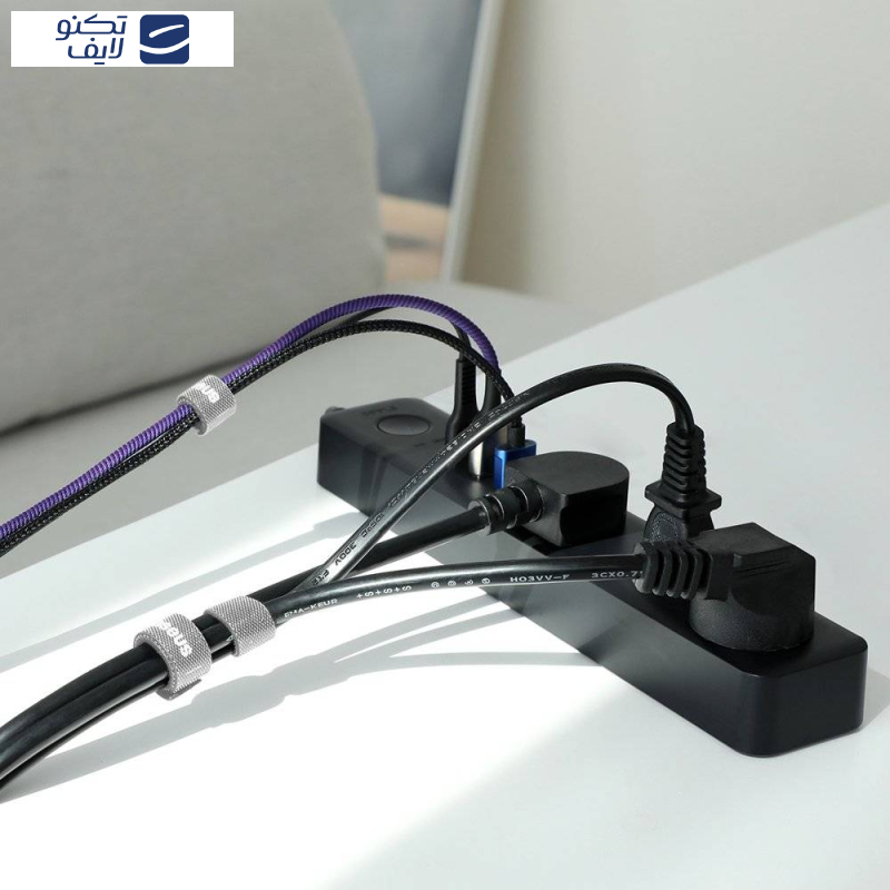 نگهدارنده کابل باسئوس مدل Velcro Strap ACMGT طول 3 متر