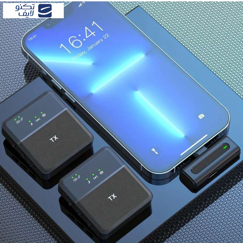  میکروفن یقه ای بی سیم مدل answer SX8 lightning