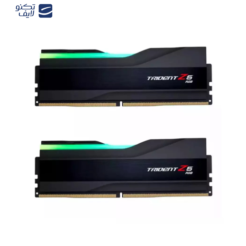 رم دسکتاپ DDR5 دوکاناله 6000 مگاهرتز CL36 جی اسکیل مدل TRIDENT Z5 RGB Black ظرفیت 64 گیگابایت