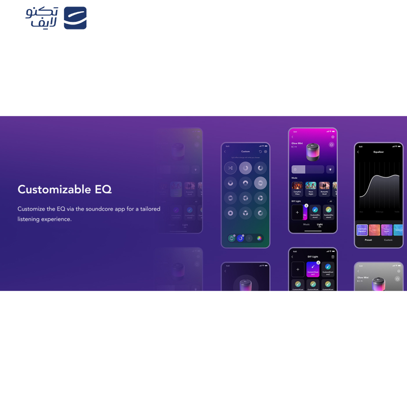 اسپیکر بلوتوثی قابل حمل انکر مدل Glow Mini A3136011