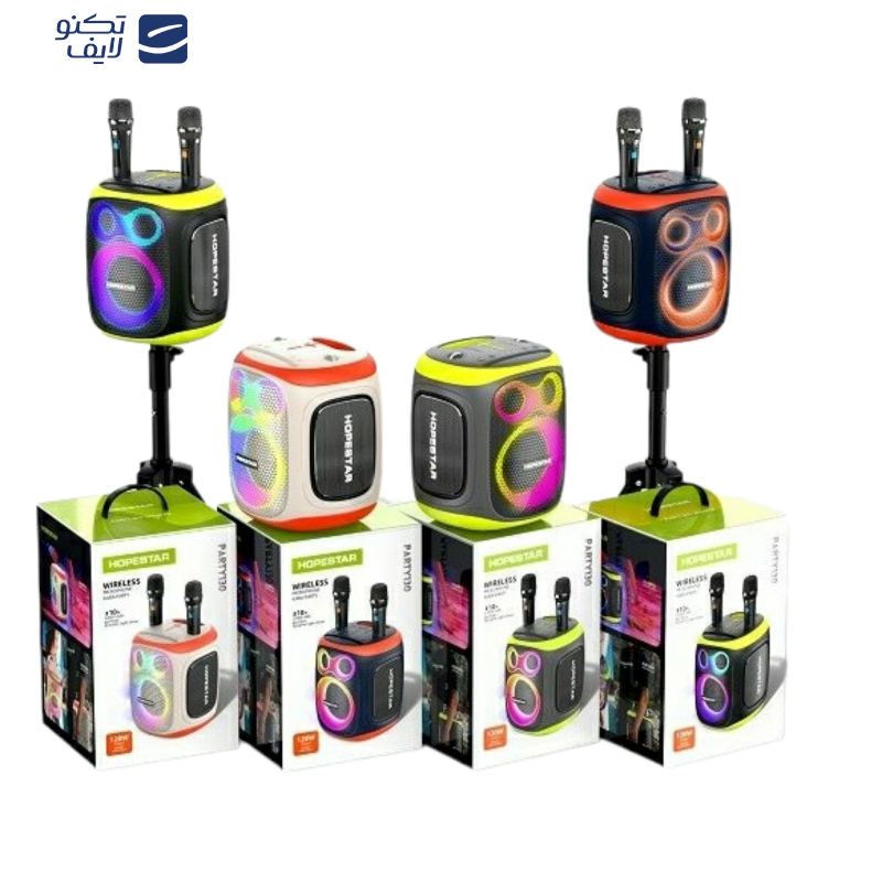 اسپیکر بلوتوثی قابل حمل هوپ استار مدل party 130