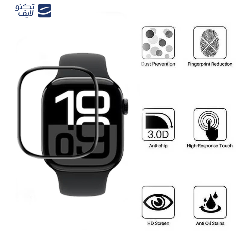 محافظ صفحه نمایش بوف مدل FullGlue مناسب برای اپل واچ سری 10 سایز 42 میلی متری محافظ صفحه نمایش بوف مدل FullGlue مناسب برای اپل واچ سری 10 سایز 42 میلی متری
